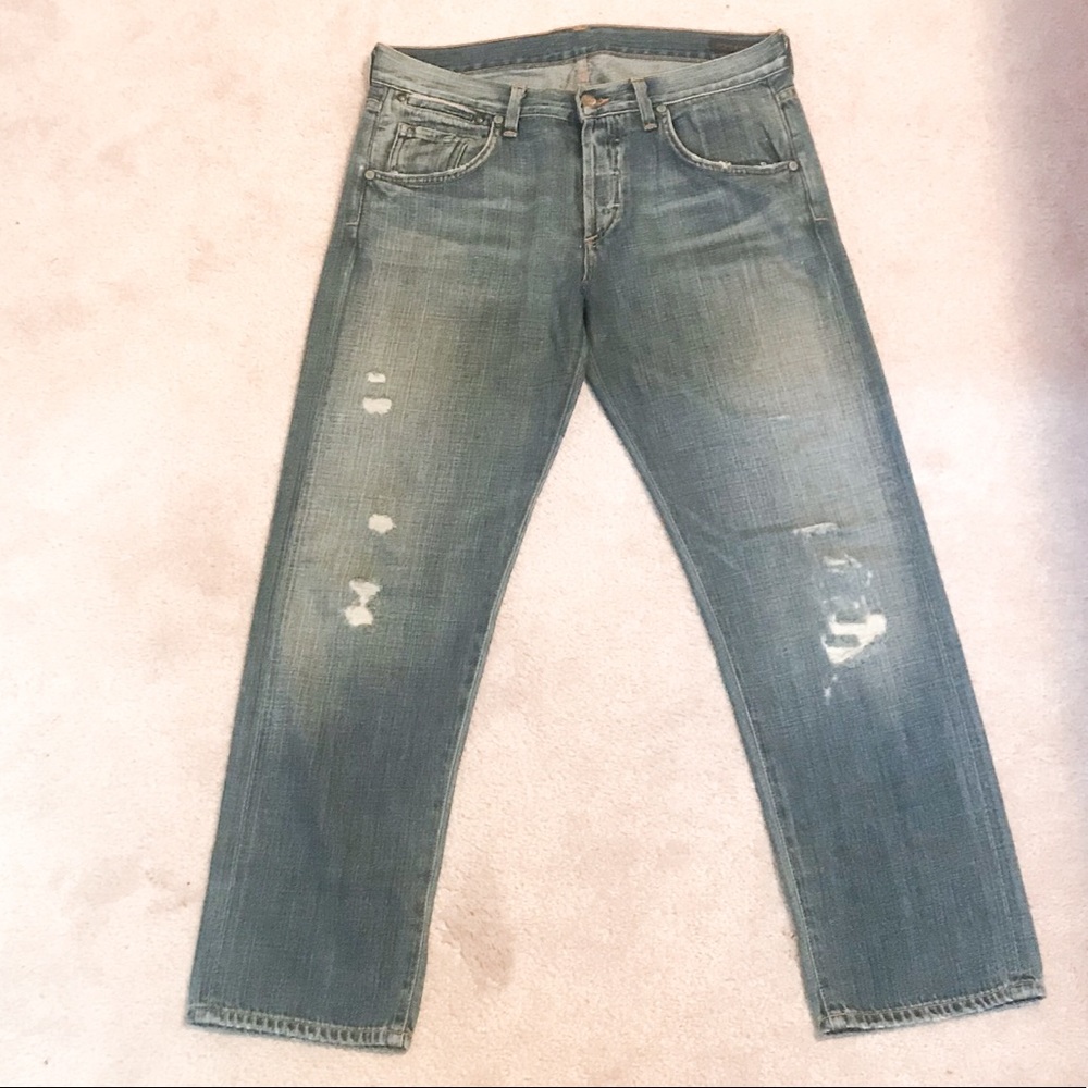 Citizen of Humanity straight leg crop jean size 28